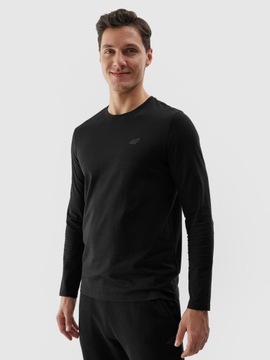 Koszulka Męska 4F Longsleeve Koszulka z Długim Rękawem Bawełniana SS24