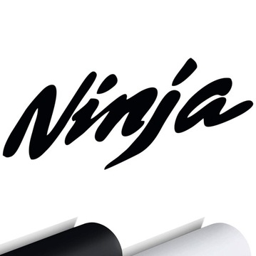 NAKLEJKA na auto samochód NINJA WLEPKA 15x6,5