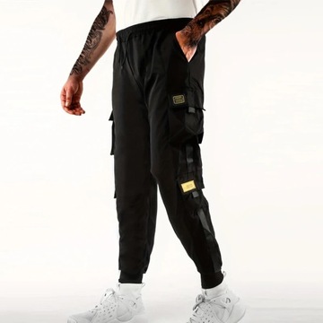 Classic Design Multi Flap Pockets Cargo Pants Men'