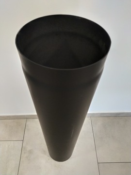 PRODMAX CZARNA RURA FI 120mm x 1000mm KOMINOWA DYMOWA SPALINOWA 100cm 1m