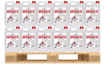 Rozpuszczalnik Rozcieńczalnik NITRO 80x 5L PALETA