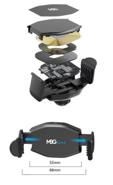 РУЧКА НА ПРИСОСКЕ ИНДУКТИВНОЕ ЗАРЯДНОЕ УСТРОЙСТВО ДЛЯ ТЕЛЕФОНА 15 ВТ