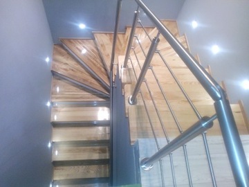 НЕРЖАВЕЮЩАЯ БАЛЛЮСТРАДА 100 СМ, Ø 42,4, 4 трубки Ø 12 мм САТИН (САТИН)