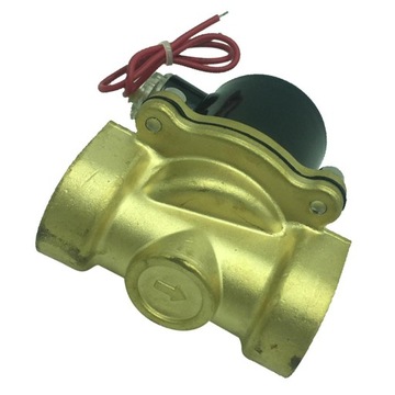 5 шт., 220 В, 1 дюйм, латунный электрический соленоид