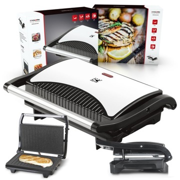 OPIEKACZ 700W TOSTER GRILL KANAPEK PANINI TORTILLA NIEPRZYWIERAJĄCA POWŁOKA