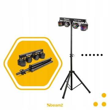 Комплект освещения 2xPAR RGBW 2x DERBY DMX PILOT