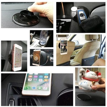 Противоскользящий гель на приборной панели.