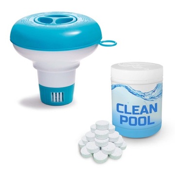 DOZOWNIK CHLORU DO BASENU +MULTITABLETKI CHEMIA BASENOWA CHLOR 0,5KG INTEX