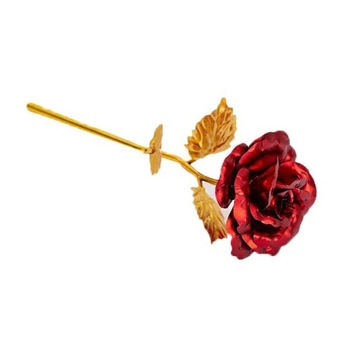 ВЕЧНАЯ РОЗА СО ПОДСТАВКОЙ 24K RED LOVE GIFT