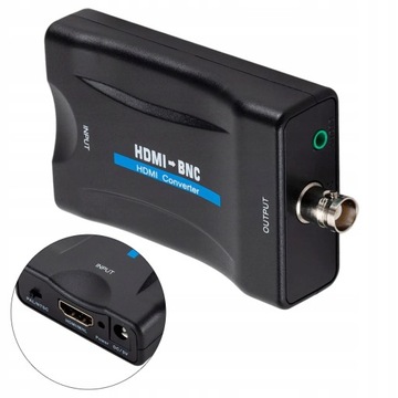 КОНВЕРТЕР ИЗ HDMI в BNC PAL/NTSC + АУДИО РАЗЪЕМ 3,5 ММ