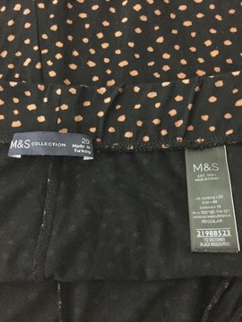 M&S alladynki w grochy 4XL *PW583*