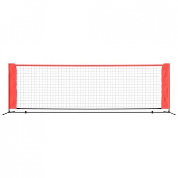 VidaXL Теннисная сетка, черно-красная, 300x100x