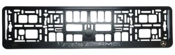 3D Mercedes AMG номерной знак рамка черный спорт прочный
