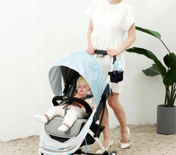 Держатель на тележке для бутылки-чашки, черный. Универсальная бутылочка для телефона 2-в-1.