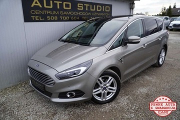 Ford S-Max II Van 2.0 TDCi 180KM 2016 Ford S-Max Full LedAsystentyNaviKameraGrzane Fotele7FoteliPanoramaBogaty