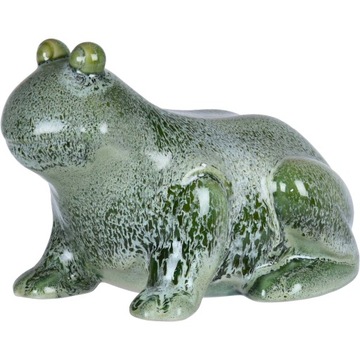 Urocza Porcelanowa Figurka ogrodowa ŻABA - Idealna do Ogrodu lub Wnętrza