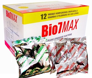 BIO 7 MAX 2 KG BAKTERIE DO OCZYSZCZALNI SZAMBA