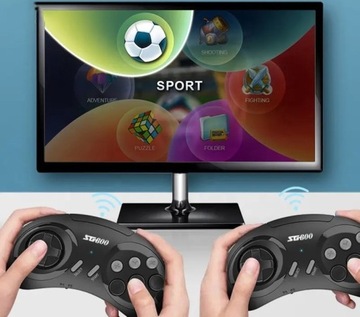 РЕТРО ТВ-ИГРЫ МИНИ-БЕСПРОВОДНАЯ КОНСОЛЬ HDMI 2 PADS 900+ ИГР