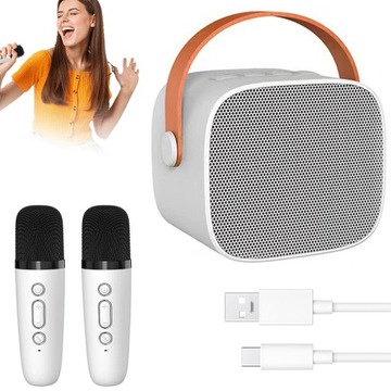 MIKROFON BEZPRZEWODOWY GŁOŚNIK KARAOKE ZESTAW BLUETOOTH
