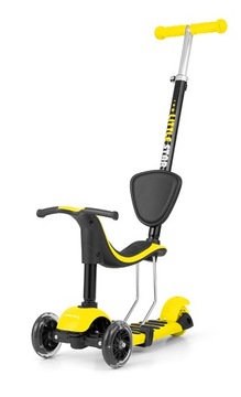 Milly Mally Scooter Little Star 3w1 jeździk rower hulajnoga pchacz z rączką