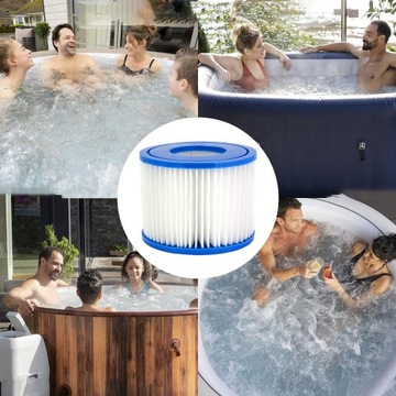 2 фильтра для насоса для бассейна JACUZZI для LAY Z SPA Bestway 60311 Type VI