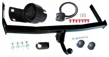 SKODA ROOMSTER+PRAKTIK БУКСИРОВОЧНЫЙ КРЮК+ЖГУТ ПРОВОДОВ 7 PIN 13