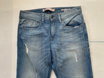 GUESS LOS ANGELES MĘSKIE SPODNIE JEANSY W32 L32