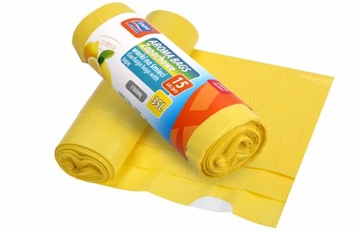 Worki na śmieci Aroma Bags z taśmą Cytrynowe 60L, 10 szt.