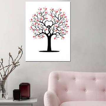 Дерево отпечатков пальцев своими руками Подпись гостя