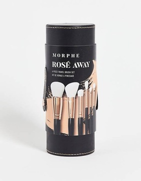 Morphe - Rosé Away 6-Piece Travel Brush Set Zestaw pędzli w Tubie podróżnej