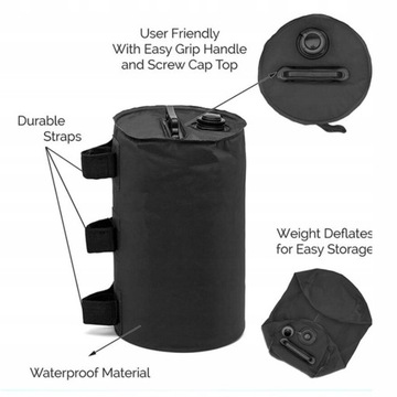 Грузы для беседок, мешки для грузов, вода/