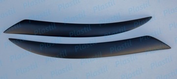 VOLVO V70 08 - 13 брови Фары спойлера ABS PLASTIL