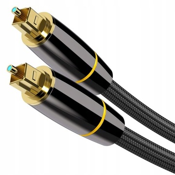 Cyfrowy Kabel Optyczny Audio Toslink SPDIF T-T 2m