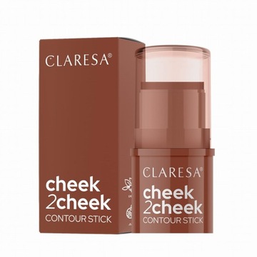 CLARESA Cheek 2 bronzer do twarzy w sztyfcie 02 Milk Choco 6g