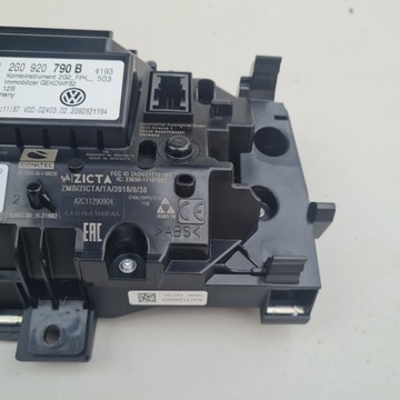 T-CROSS POLO VI TAIGO PŘÍSTROJOVÁ DESKA BUDÍKY VIRTUAL LCD 2G0920790B