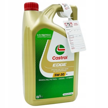 CASTROL EDGE TITANIUM FST LL 5L 5W-30 + ZAWIESZKA