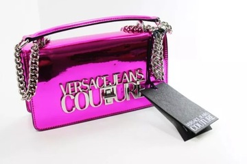 VERSACE JEANS COUTURE MINI CROSSBODY BAG - HOT PINK