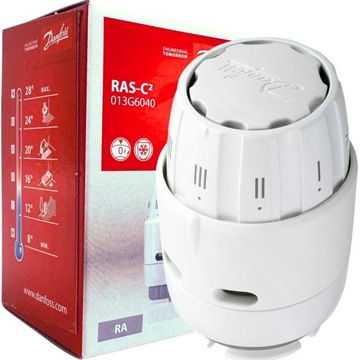 DANFOSS GŁOWICA TERMOSTATYCZNA RAS-C2 DO ZAWORÓW RA-N RA-IN