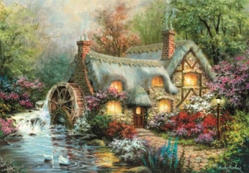 Relaxační Puzzle pro skládání Logická Hra Sada Puzzle Compact Country