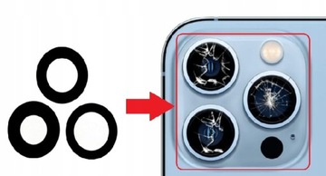 OCZKO SZKIEŁKO APARATU SZYBKA SOCZEWKI OCZKO IPHONE 14 PRO MAX