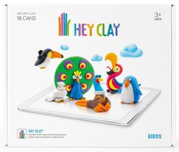 Masa plastyczna Hey Clay - Ptaki