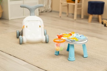 ИНТЕРАКТИВНЫЙ ПУШЕР УОКЕР TOYZ Spark УЧЕБНЫЙ СТОЛ 3 в 1 ПИАНО