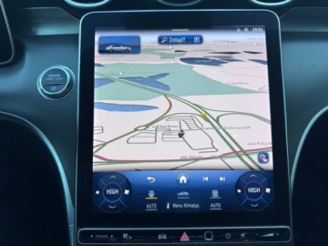 Mercedes Klasa C W206 Limuzyna 1.5 200 204KM 2023 Mercedes-Benz Klasa C C 200 AMG Panorama Kamera 360 HUD Night MBUX, zdjęcie 19