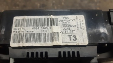 PANEL KLIMATIZACE PEUGEOT 206+ PLUS 96874997XT