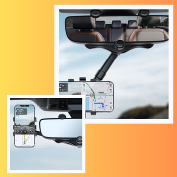 ДЕРЖАТЕЛЬ ТЕЛЕФОНА ДЛЯ ЗЕРКАЛА ЗАДНЕГО ВИДА АВТОМОБИЛЯ