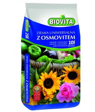 Ziemia uniwersalna do kwiatów z osmovitem 10L