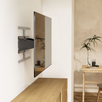 ПРОЧНАЯ ПОВОРОТНАЯ ПОДВЕСКА ДЛЯ ТЕЛЕВИЗОРА УЛЬТРАТОНКАЯ 37–75 ДЮЙМОВ KRUGER MATZ