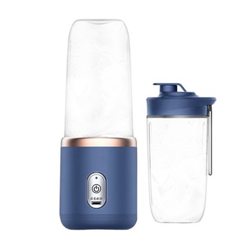 wkv-Mini Juicer Smoothie Blender with Water Blue