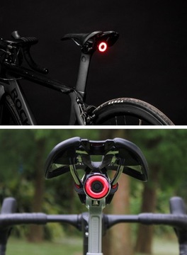 ROCKBROS Q5 USB-C светодиодный задний фонарь для велосипеда 60 лм интеллектуальный стоп-сигнал IPX6