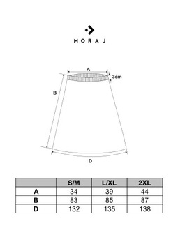 ЖЕНСКАЯ ДЛИННАЯ ЭЛЕГАНТНАЯ ЮБКА С ПЛИССАМИ НА ЛЕТНУЮ ВЕСНУЮ MORAJ L/XL